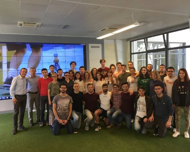 Gli studenti di Fisioterapia UniSR in visita alla “Green Room” di Isokinetic